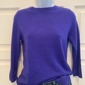 Purple Cashmere Sweater